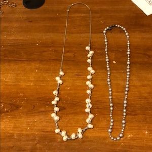 2 j crew long necklaces